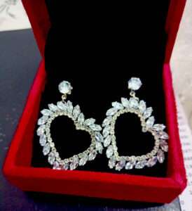 Crystal Heart Earring