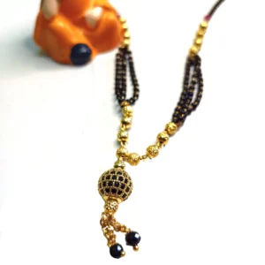 Black and Golden Antique Mangalsutra