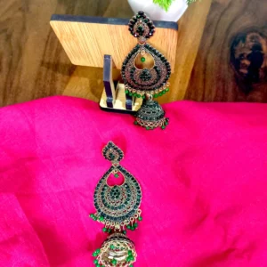 Wedding Wear Gold Plated Long Jhumka