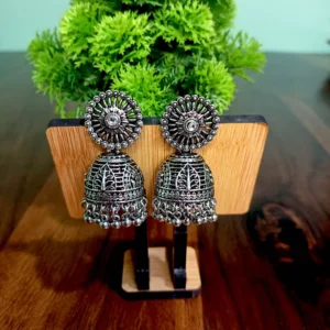 Oxidised Boho Jhumka