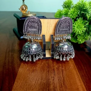 Oxidised Afghani Style Jhumka