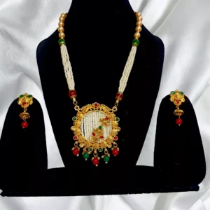 Multicolour Pearl Necklace Set