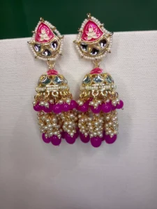 Mina Kundan Latkan Jhumka