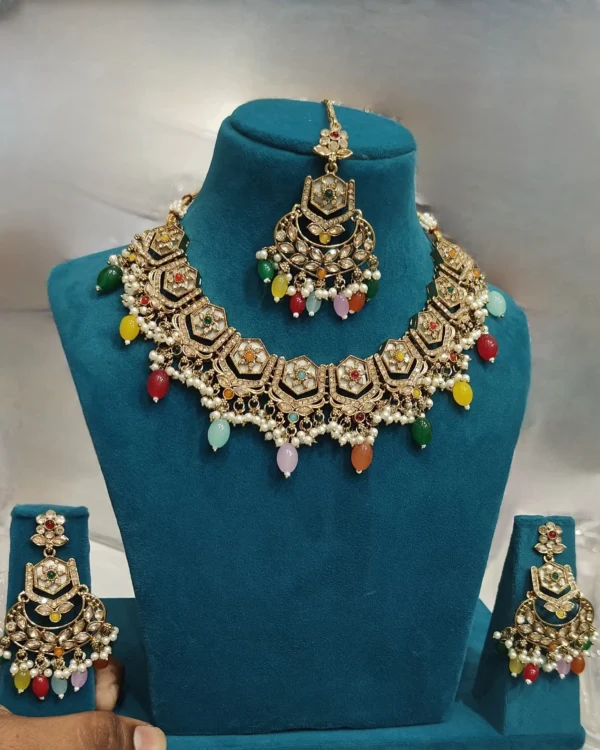 necklace for girls,jewellery set,jewellery for women,bridal jewellery set,choker necklace,jwellery set,necklace set,haldi jewellery,Artificial Jewelry Necklace,Simulated Gemstone Necklace,Affordable Luxury Jewelry,Elegant Faux Gem Necklace,Chic Costume Jewelry,Trendy Statement Necklace,Sparkling Artificial Necklace,Adjustable Fashion Necklace,High-Quality Faux Jewelry,Fashionable Necklace for Women,neckless,neckless set,Traditional Kundan Necklace Set,Bridal Kundan Necklace,Ethnic Kundan Jewelry,Kundan Choker Necklace,Designer Kundan Set,Heavy Kundan Bridal Jewelry,Gold-Plated Kundan Necklace,Antique Kundan Necklace Set,Kundan Pendant Set,Wedding Kundan Jewelry,Meenakari Necklace Set,Traditional Meenakari Jewelry,Bridal Meenakari Necklace,Handcrafted Meenakari Set,Meenakari Choker Set,Antique Meenakari Necklace,Colorful Meenakari Jewelry,Meenakari Pendant Necklace,Designer Meenakari Set,Gold-Plated Meenakari Jewelry