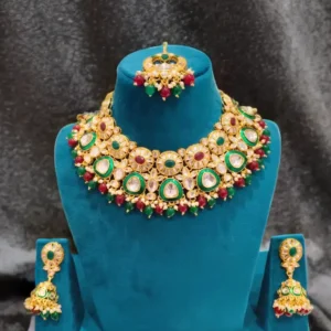 Trending Meenakari necklace jewelry set