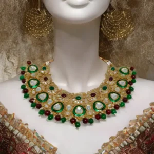 Trending Meenakari necklace jewelry set