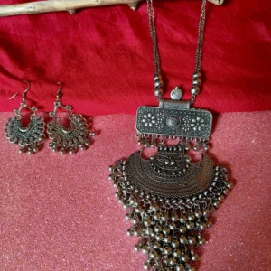 Oxidised rajsthani necklace